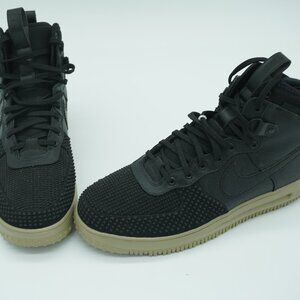 Nike Lunar Force 1 Duckboot Black Neutral Olive DZ5320-001 Men's 14
